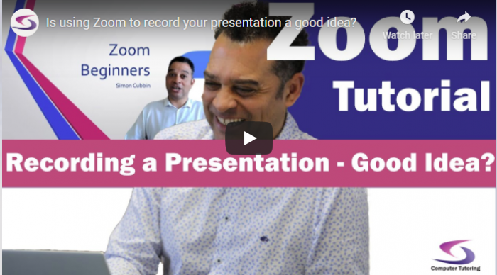 can you pre record a zoom presentation